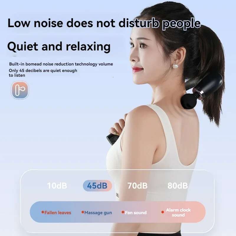 2025 New Smart Curved Hook Massager Massage Electric Fascia Gun Home Handheld Hammer Back Artifact