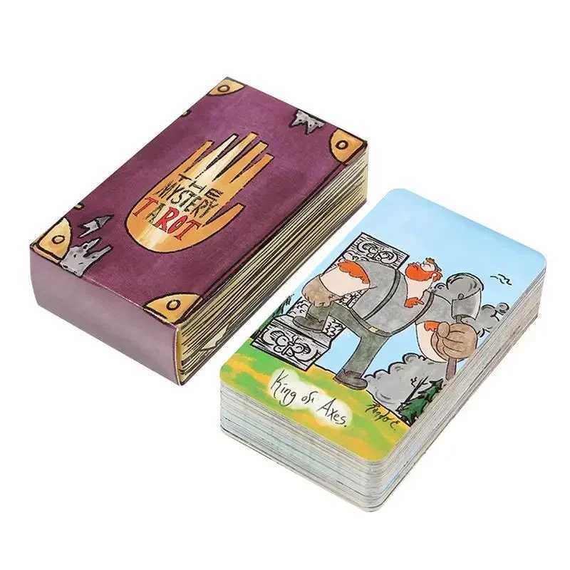 Mystery Tarot cards 78pcs tarot Deck English version Witchy Beginner Tarot Board games C251114