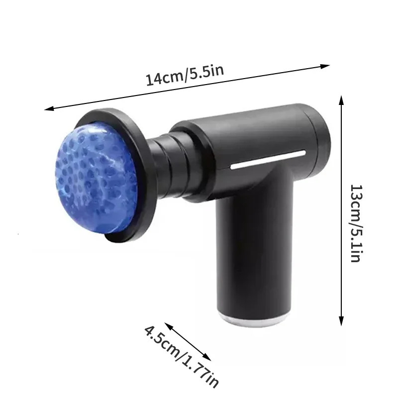 Professional Level Muscle Massage Gun Relaxation Intelligent Exercise Fitness Massager Cold And Compress Fascia Gun 6 Heads 250414