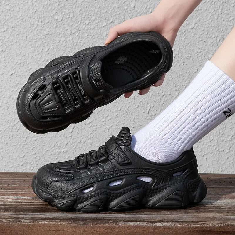 Men's NEW Trendy hot Eva Sandals Summer Man Outdoor Wear Thick Bottom Non-slip Breathable Cool Beach Shoes Men Fishing Waterproof