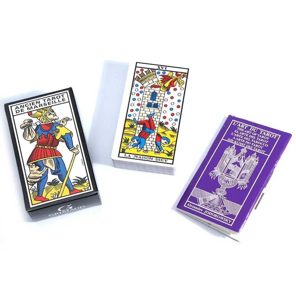 1036cm Tarot De Marseille French Version - Set of 78 Cards with Guidebook C251114