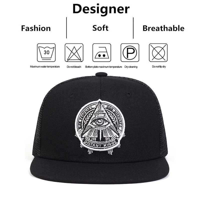 Adjustable Fashion Fastball Hat Gods Eye Artificial Suede Hip Hop Snap Cap Neutral Outdoor Casual Sun Baseball Hat W250414