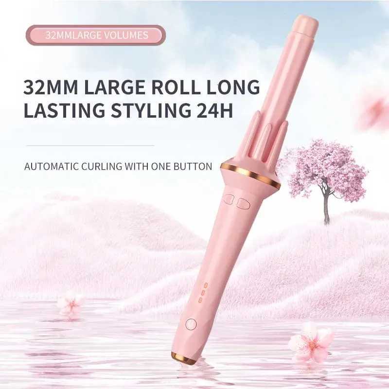 28mm Fully Automatic Curling Iron Negative Ion Non-damaging Hair groove Electric Curling Iron Big Wave Hair Perming for WomenT251114