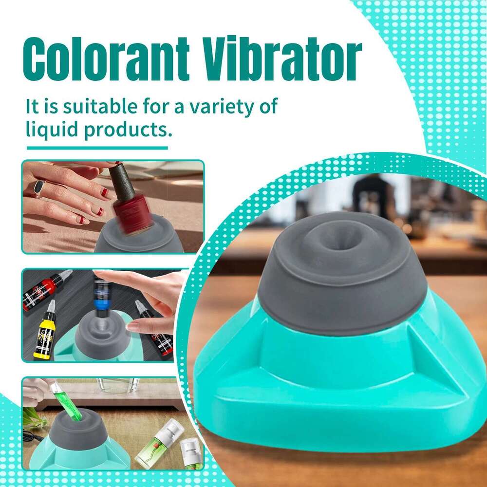 10000Rpm Mini Vortex Kit 7 Colors 1Oz Tattoo Wipe Paper Gloves Ink Cups Included For Mixer Nail Polish Tattoo Supplies