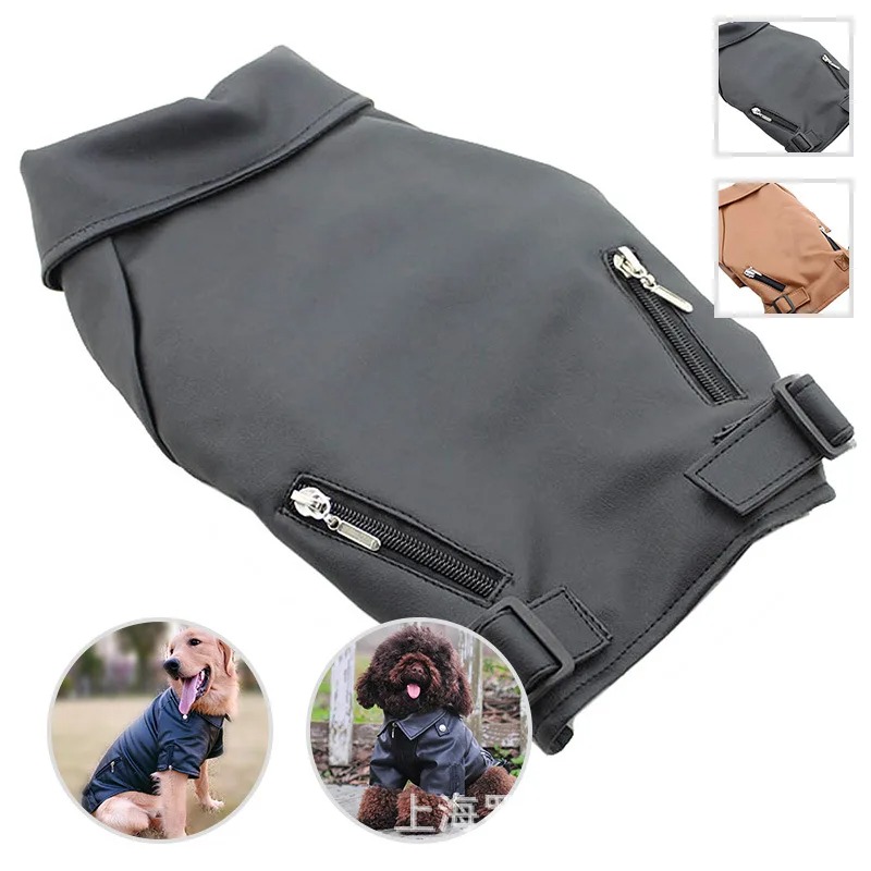 Eagle Embroidered Dog Jacket - Stylish & Warm Pet Coat for Small, Medium and Large Dogs