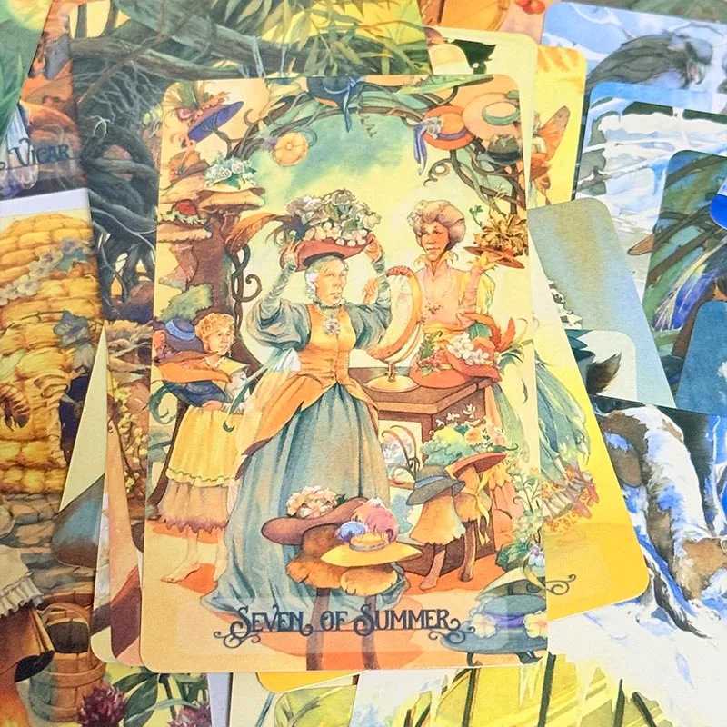 Victorian Faery Tarot Cards A 78 Deck Victorian Fairy Society Board Games Fate Fortune Telling Oracle Cards C251114