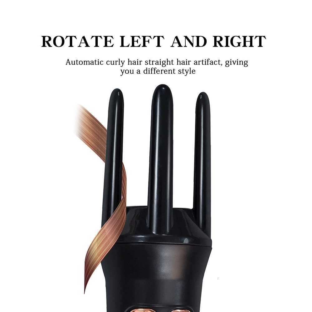 Professional Digital Automatic Curler New Curling Iron with ICD Display Swiveling Head Hair Tourmaline Ceramic MachineT251114