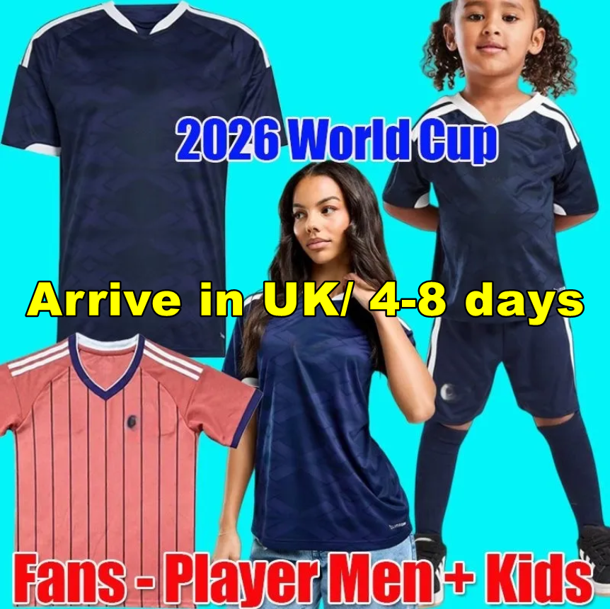 2026 scotland football shirt Soccer Jerseys ROBERTSON McTominay McGREGOR SHANKLAND MCGREGOR Home maillot goalkeeper men kids kits set 555