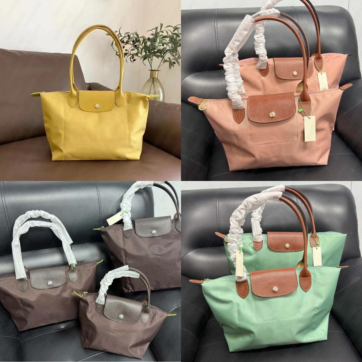 Designer bag luxury bag nylon champly Tote Bag shoulder bags waterproof laptop Shopping bag Beach bag 3 sizes big capacity Women school travel lady Versatile