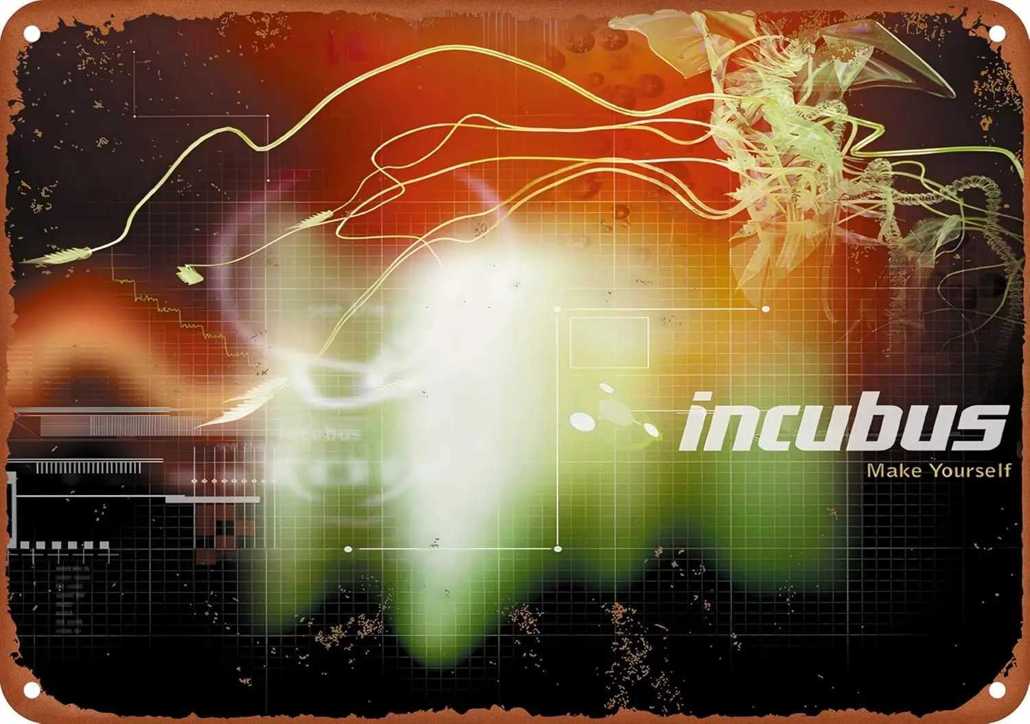 Incubus Make Yourself Music Poster Vintage Metal Tin Sign Aluminum Signs Wall Art Home Decor Bedroom Kitchen Cafe Pub Plaque 8M251114