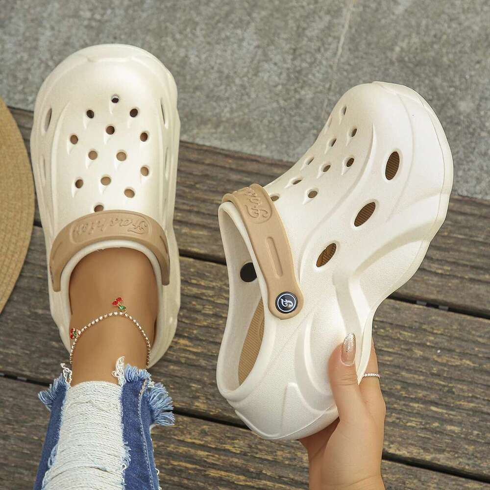 Women's Fashion Chunky Platform Sandals 2024 Summer Thick Sole eva Clogs Garden hot Shoes for Women hot Outdoor Non Slip Beach Slippers