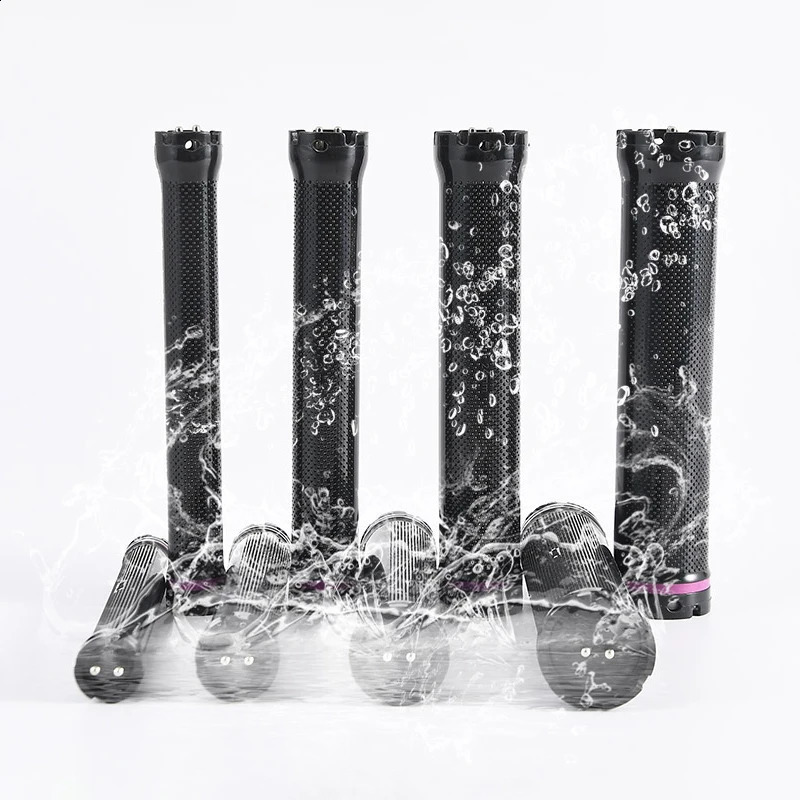 10pcs/set 24V Long Single Hole Electric Heated Hair Rollers Digital Perm Rods Sticks Sponge Clips Rubberbands 14cm 1818 250603