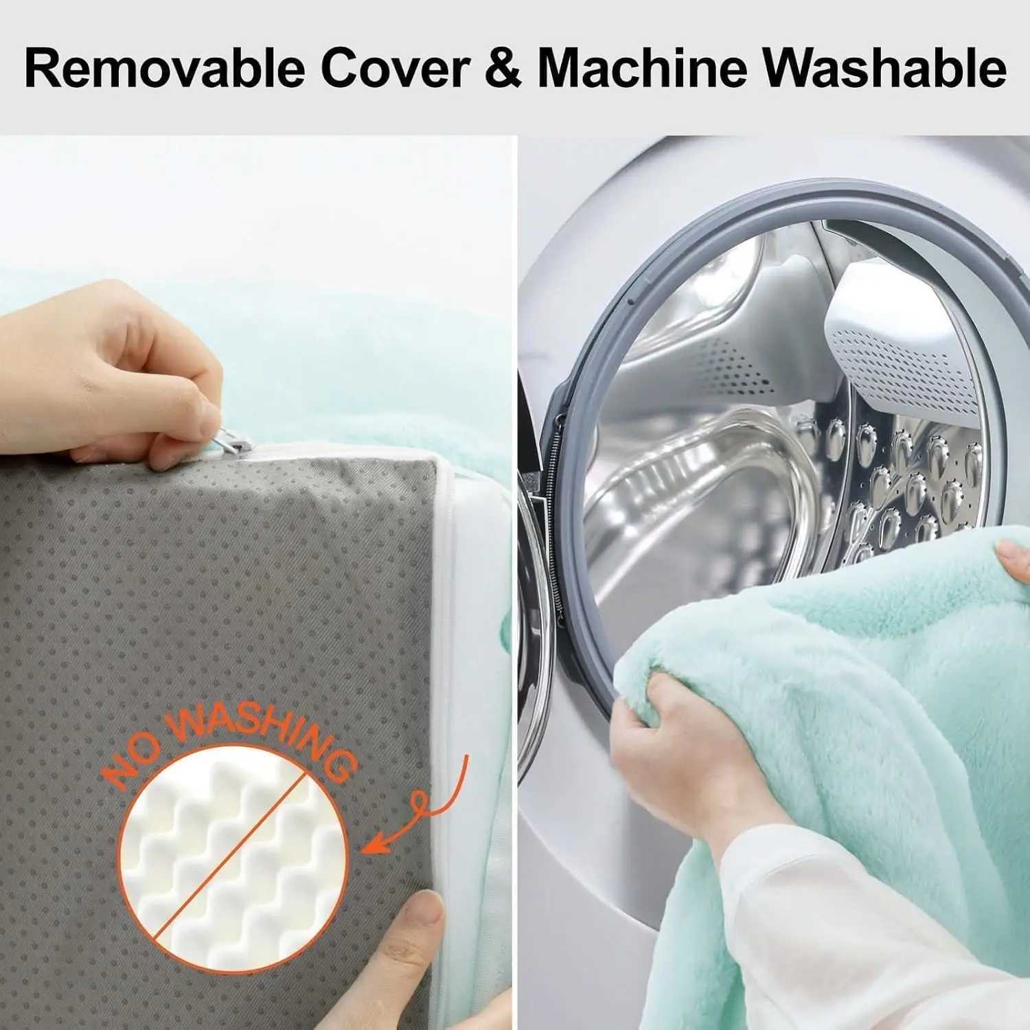 MEWOOFUN Dog Bed Sofa Egg - foam Dog Sofa with Removable Washable Cover and Non slip Bottom Big Blue X250412