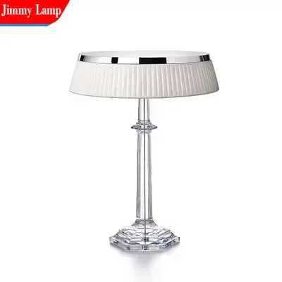 Modern Simple LED Crystal Desk Lamp for Home Bedside Study Office Bedroom Living Room Lighting Fixture Decor M251114