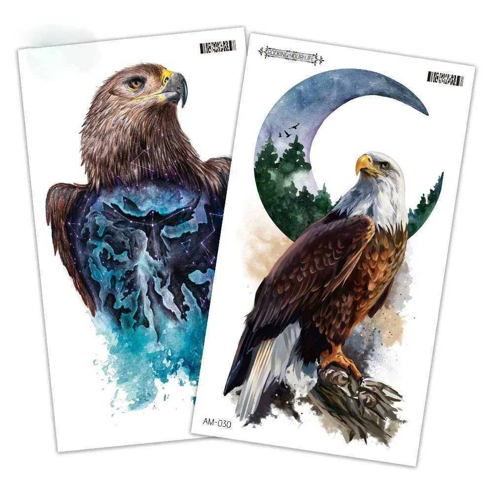 Womens snake temporary tattoo sticker waterproof Hotwife eagle toenail flower fake body art festival accessories fashionable hot girlXJ25414