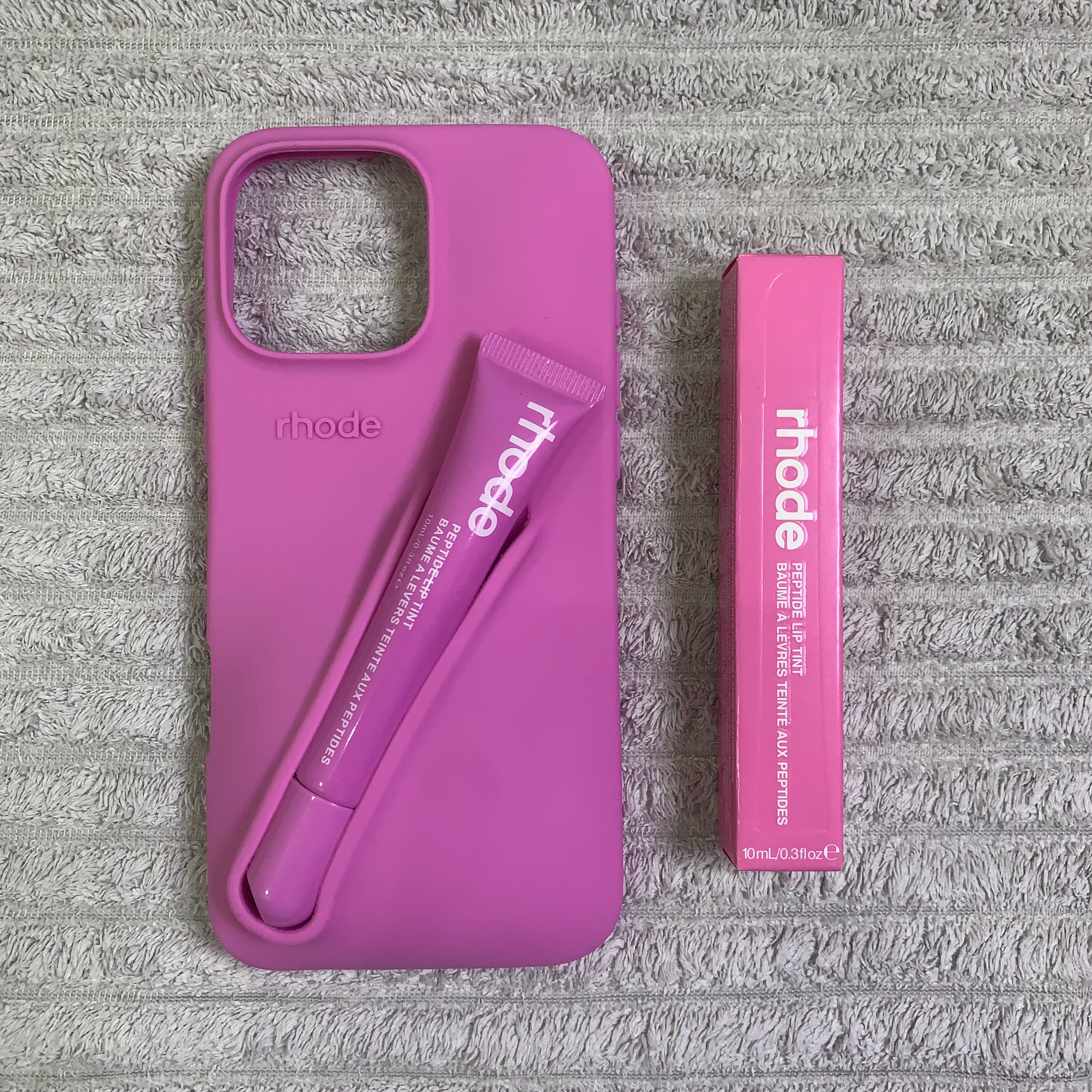RHODE phone case With Box lip gloss Lipstick Case iphone 16 pro max cases Lipstick Lip Balm 3D Make-Up Silicone Case for iPhone 15 14 13 12 11 Holder 