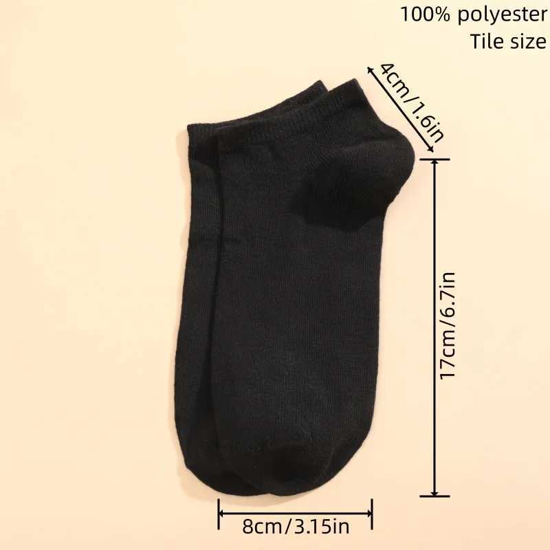 10/12/20/40 pairs of mens boat socks business sports sweat absorption mature summer autumn solid color soft no pilling ankle socks W250414