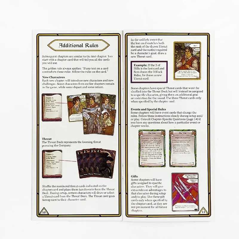 The Lord of The Rings The Fellowship of The Ring Trick-Taking Game Bilingual Board Game Cooperative Strategy Card Game Adventure C251114