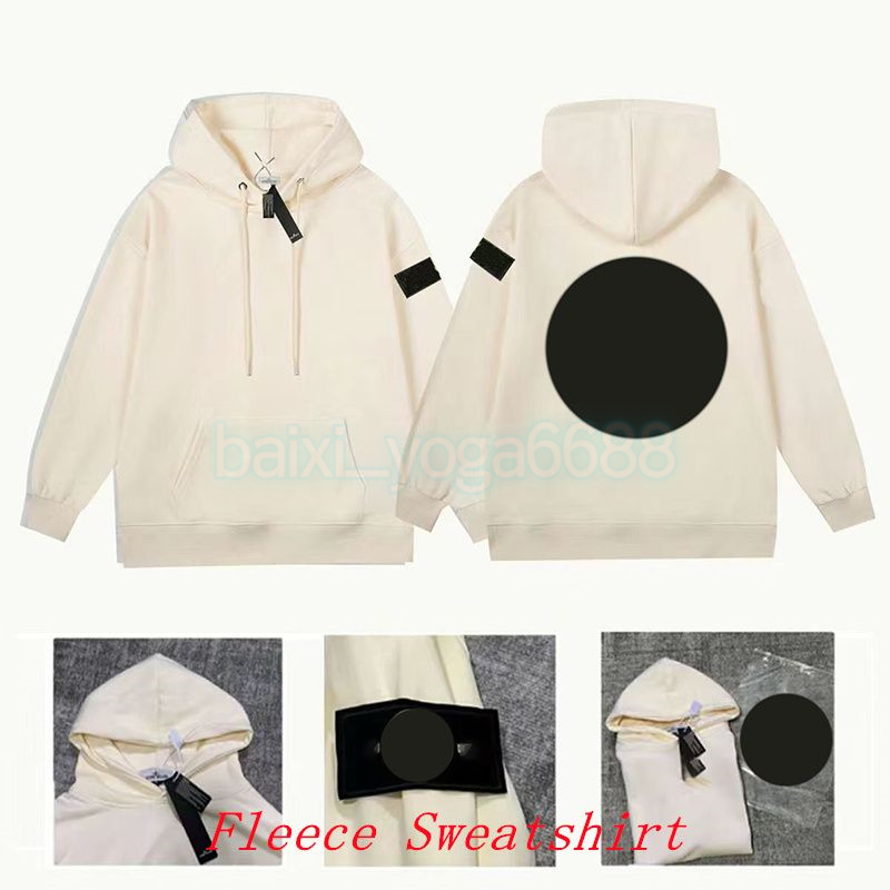 designer mens hoodie jumper zip up stones sweatshirt womens hoodies hooded cross badge armband letter sign Long Sleeve Sweater Pullover compass top