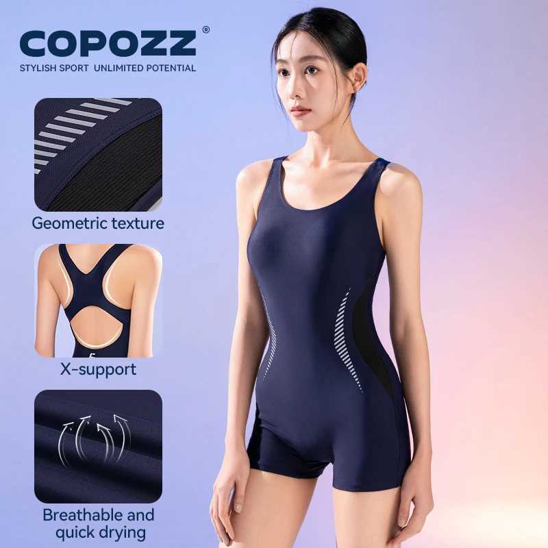 COPOZZ New Sleeveless Swimsuit Women One Piece Rash Guard Surf Bodysuit Female Swimwear Girl Monokini Bath Swimming Wear UPF 50W251113