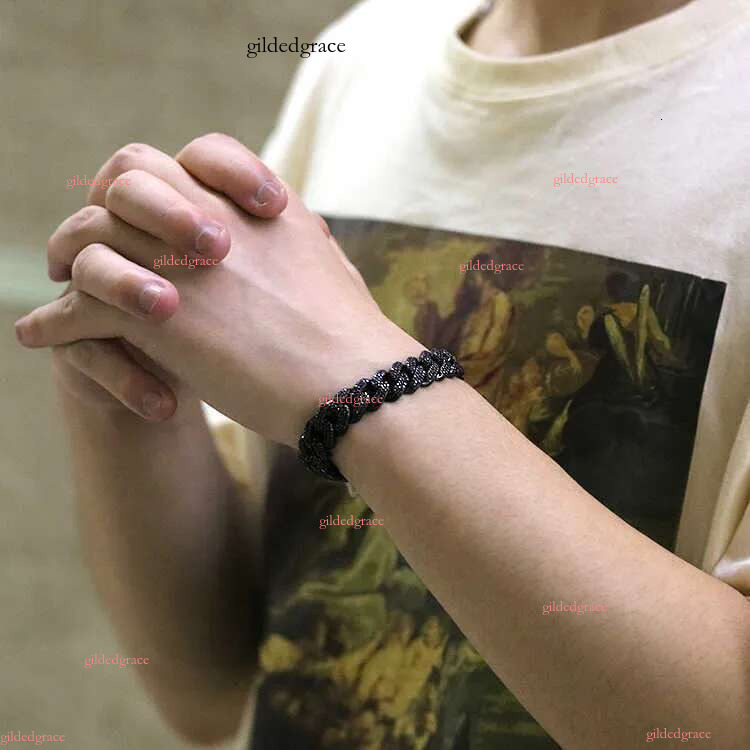 Prong Settg 12mm Miami Bracelet 3 Rows Black Gold Men Moissanite Cuban k Chain in Sier