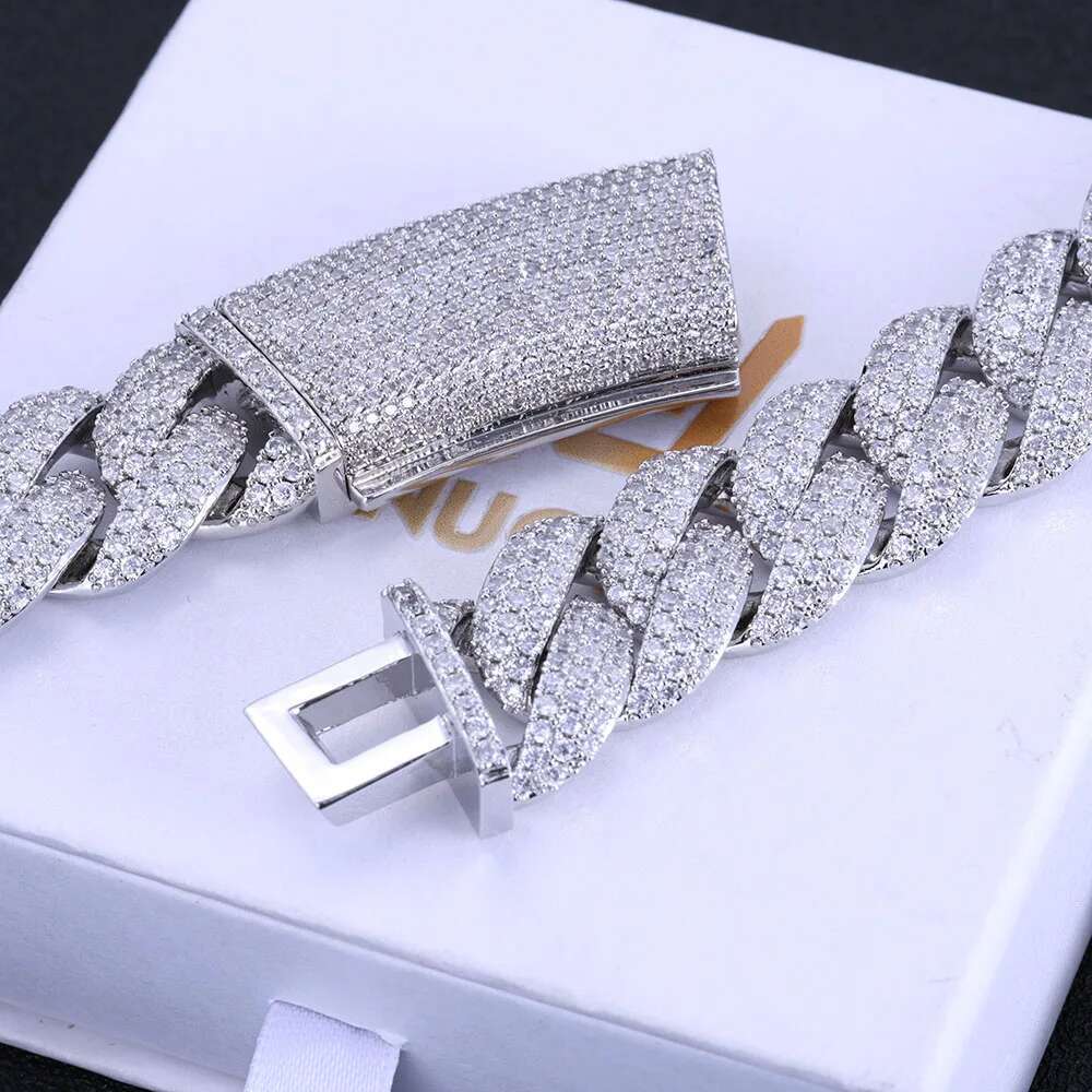 New Style 13/18MM Iced Out Cuban Necklace Shine 2/3 Rows Miami CZ Bubble Cuban Link Chain Women Men Hip Hop Jewelry Gift
