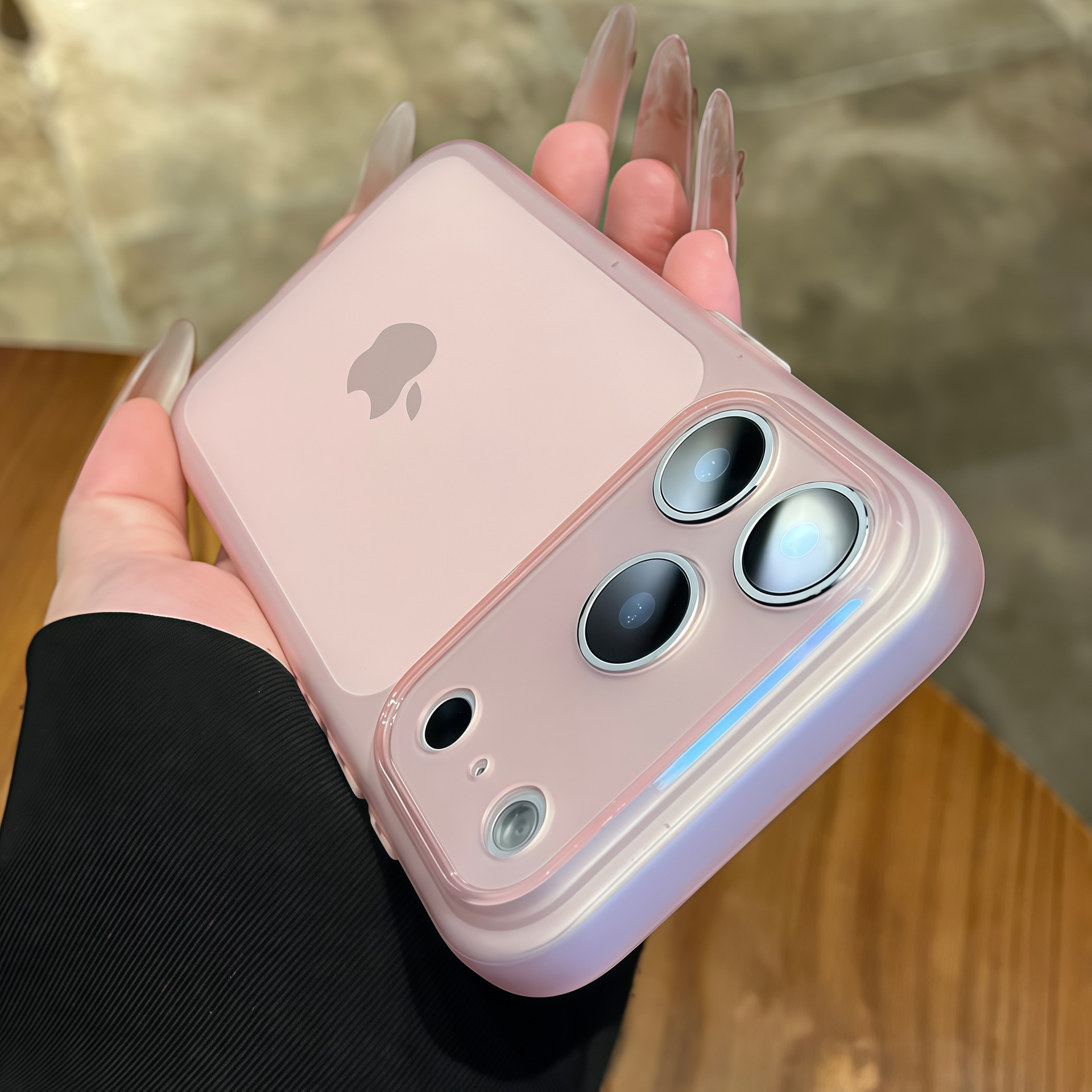 Ultra-thin, suitable for Apple phone cases, full coverage of silicone soft case in solid color