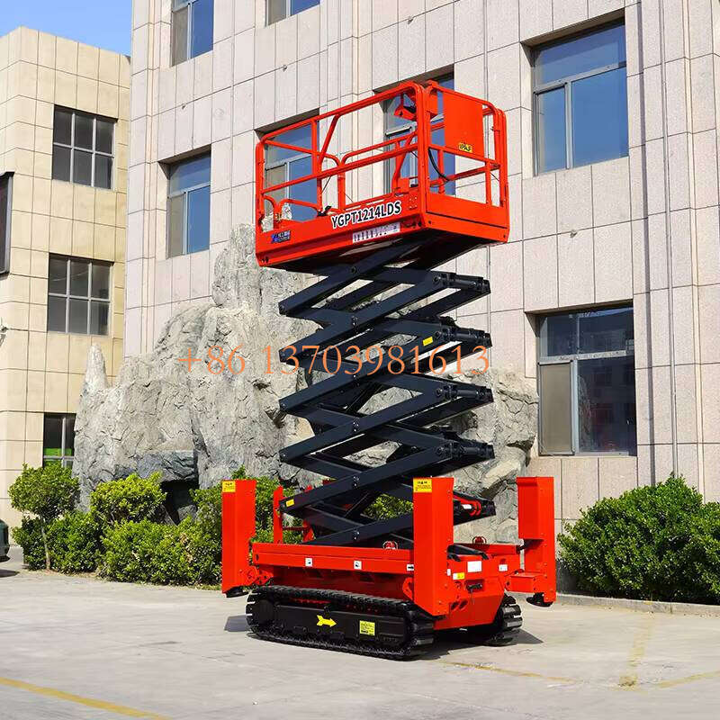 High Capacity 500kg 6m 8m 10m 12m 14m Aerial Work Platform Mobile Electric Scissor Lift CE ISO