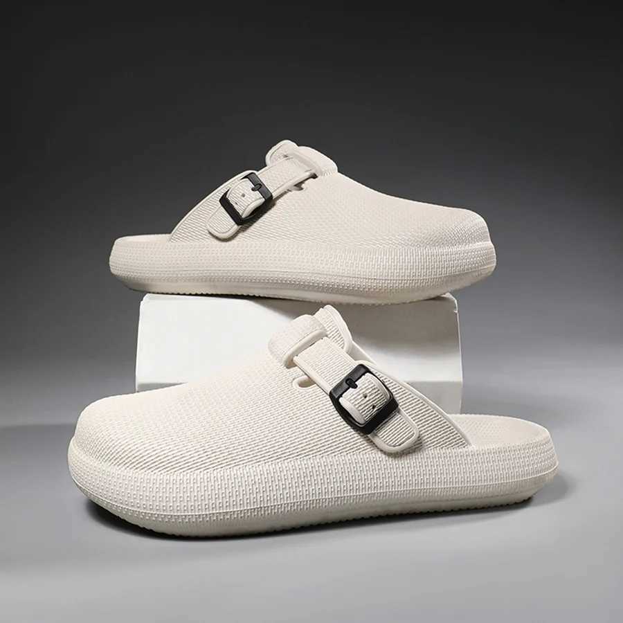 Summer beach slider mens 2025 summer mens outdoor slider mens casual half shoe W250414