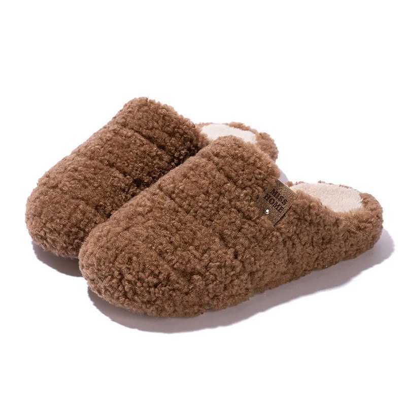 Casual Fluffy Wens Slippers He Plarform Plush Luxury Designer Wan Shoes Winter Indoor Elegant Fuzzy Fur Slides Warm Soft Y251114