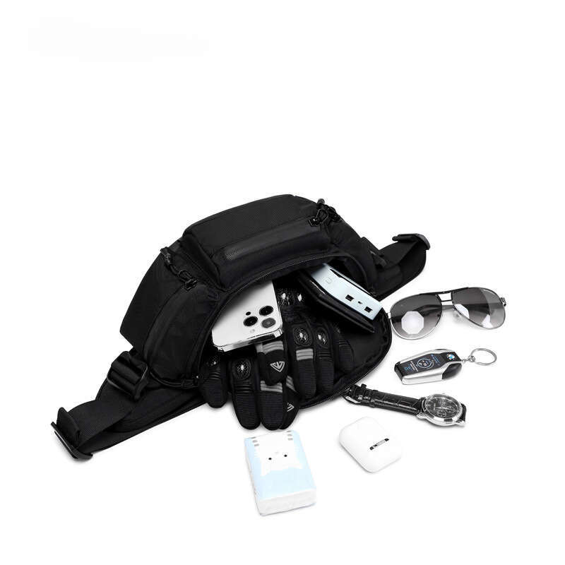 Luxury bag designer niche motorcycle riding waist Bao ballistic nylon messenger bag women's portable Cross Body chest bag