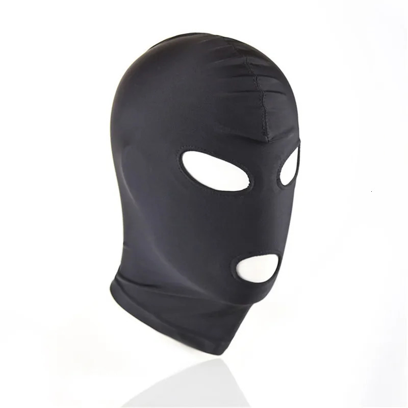 Mask Hood Sexy Toys Open Mouth Eye Bondage Party Mask Cosplay Slave Punish Headgear Adult Game BDSM Bondage Set 250410