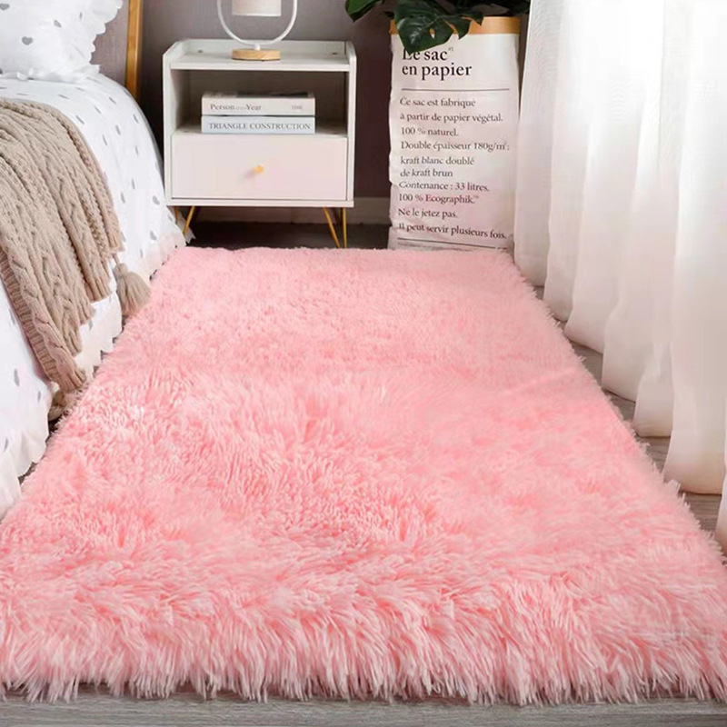 Carpet, Bedroom, Living Room, Bedside, Solid Color, High-end Feeling, Carpet, Floor Mat, Room Coffee Table, Floor Mat