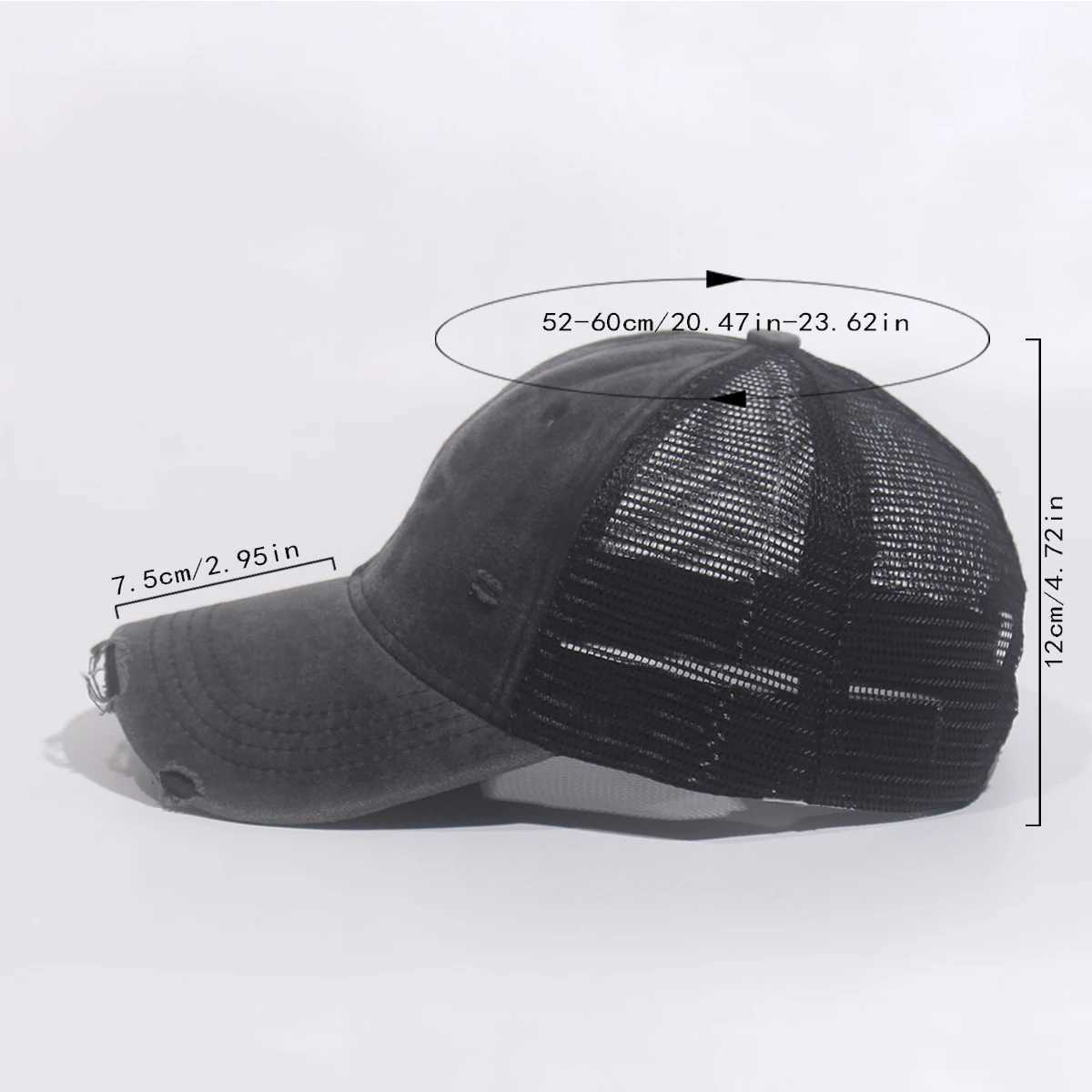 Fashionable solid mesh baseball cap suitable for men women retro snap on hip-hop hat unisex street adjustable sun hat W250414
