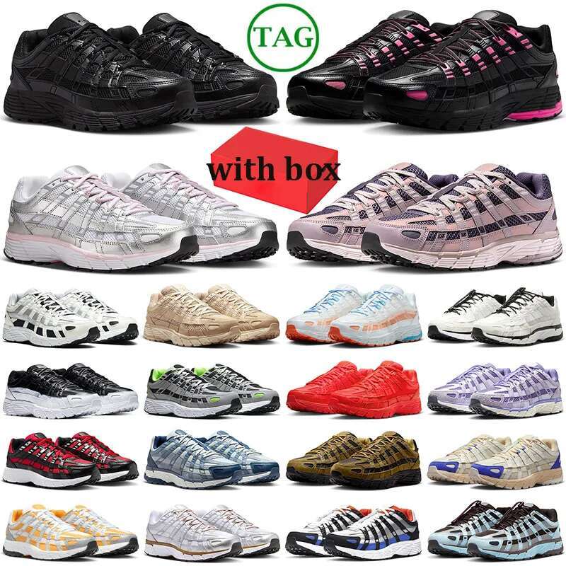Designer Shoes P6000 trainer P 6000 Men Women Sneakers Metallic Sier Triple Black White Anthracite Grey Outdoor Sports Trainers Casual Running shoes