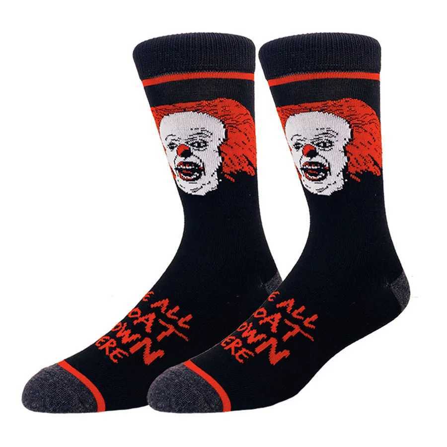 Cartoon Anime SOCKS Male Crew SOCKS Christmas Comics Fun Happy Crazy Street Style Skating SOCKS W250414