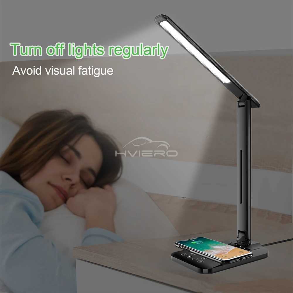 LED Folding Desk Lamps LED USB 5V Timing Eye Guard Protection For Home Night Reading Bedside Living Room Charging Table Lights M251114