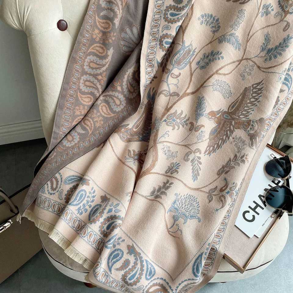 Luxury New Imitation Cashmere Scarf For Womens Air-conditioned Room Autumn And Winter Warm Long Scarf Light Luxury Small Blanket Y251114