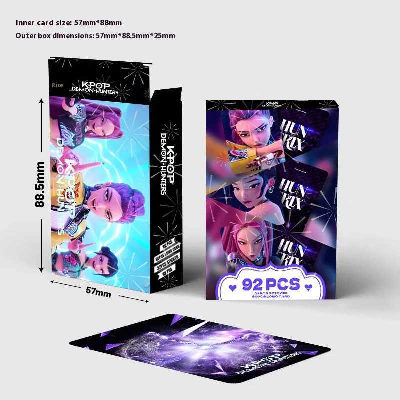 New 96 sheets/box K-POP Devil Hunter stickers 36 sheets60 sheets LOMO anime collection set for childrens gifts C251114