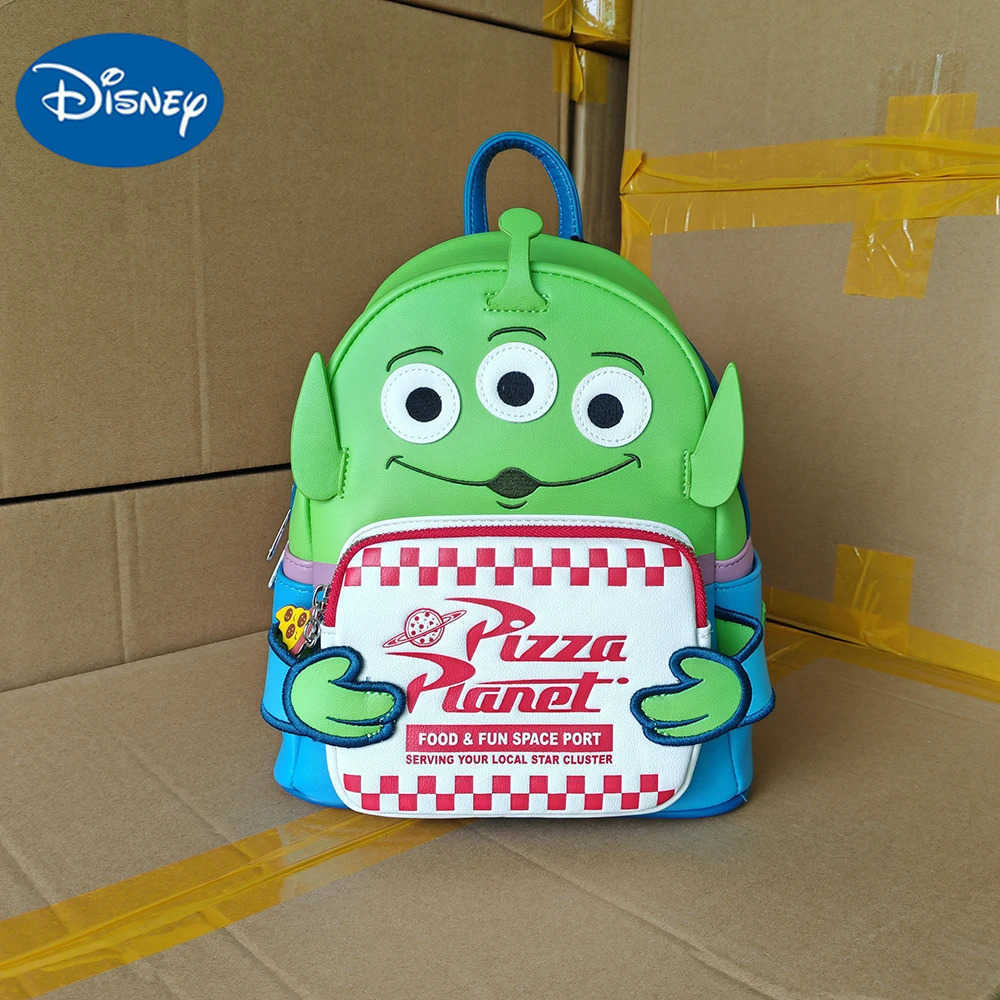Disney Real Disney Lounge Toy Story Alien Cartoon Summer Travel Backpack Girlfriend Birthday Gift X2504121