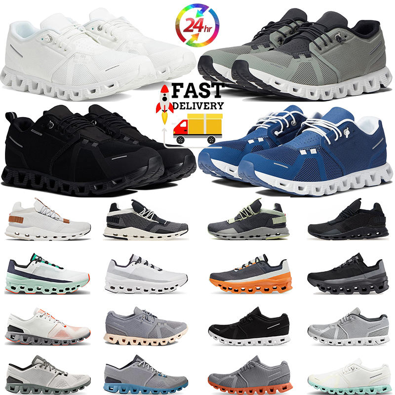 Designer Olive Reseda 5 All Black Cloudes Outdoor Shoes For Women Mens Runners Sneakers Glacier Grey White Pink Eclipse Turmeric Comfort Trainers