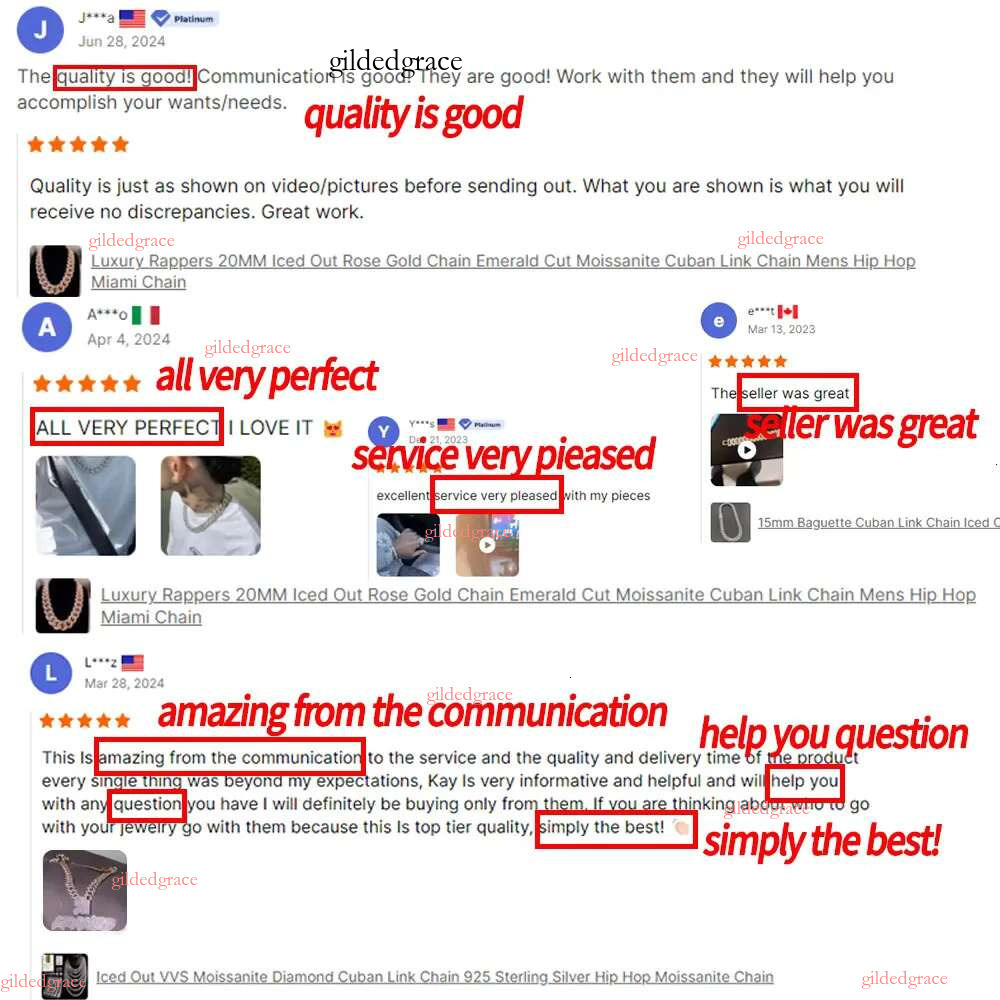 10K 14K Gold Chains Hollow Hip Hop Custom Moissanite Clasp Men 6mm-15mm Cuban k Chain