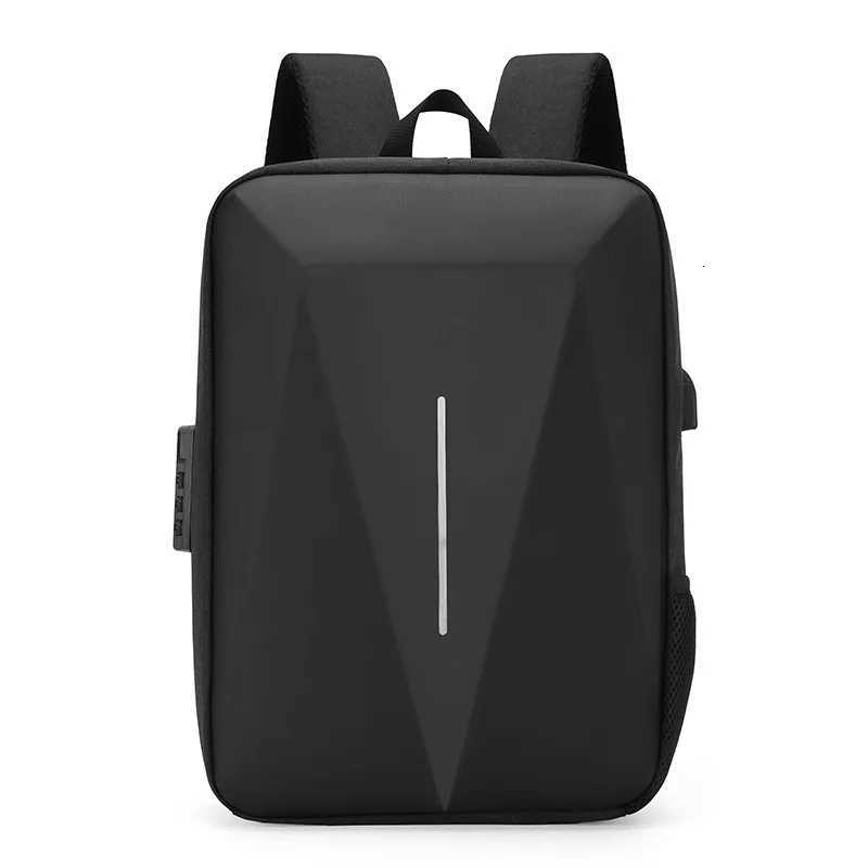 New Pc Hard Shell Men Fashion Backpack Casual Lightweight Business Backpack With Large Capacity Waterproof And Cool Travel BagW251113