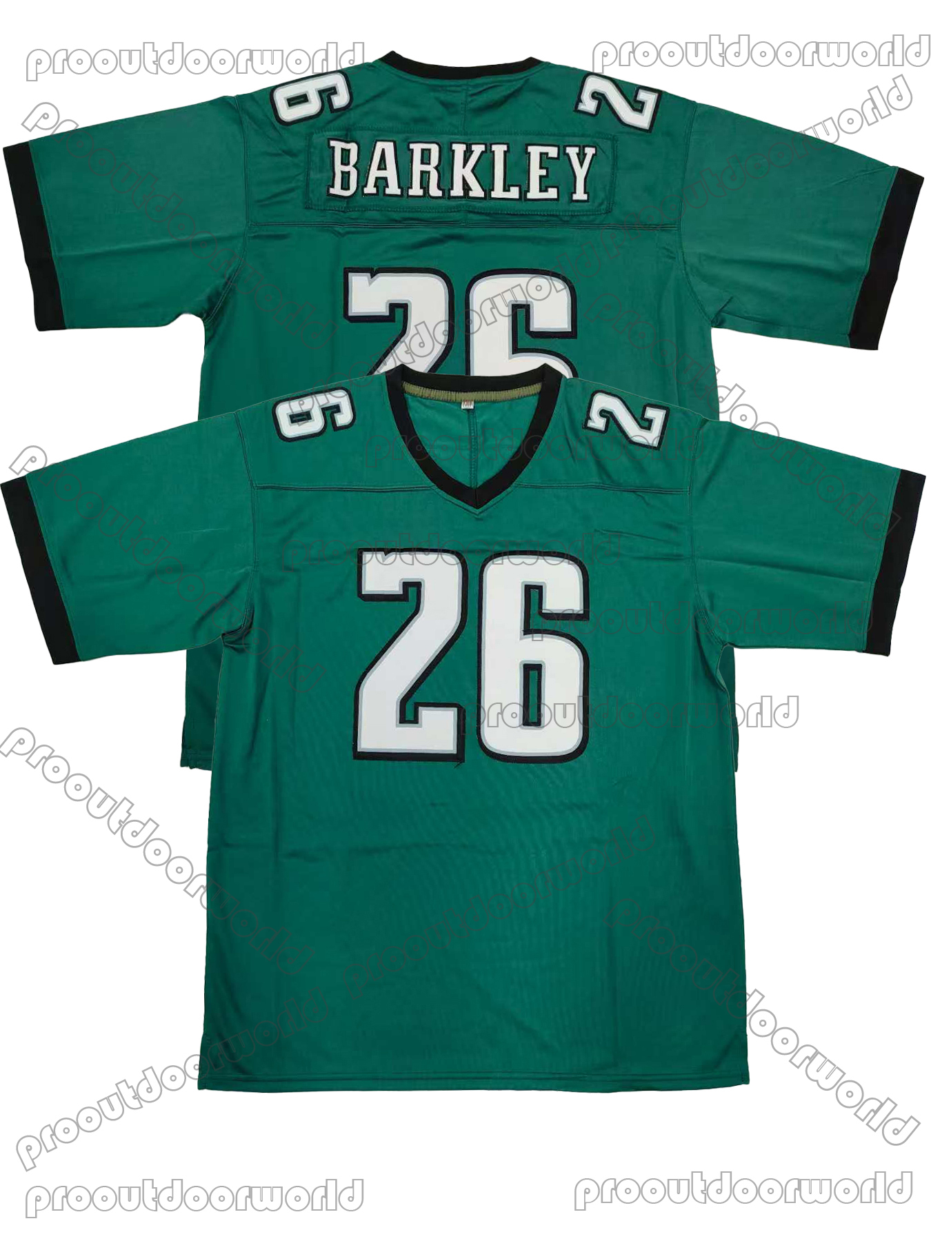 2025 Football Jersey Jalen Hurts Saquon Barkley Smith Brown Goedert DeJean Phillips Hunt Custom Stitched Casual Wear
