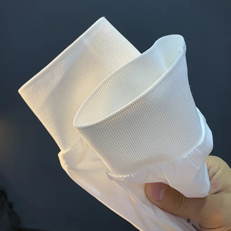 Summer thin casual pants mens white silk breathable cool ankle length black sports pants 250410