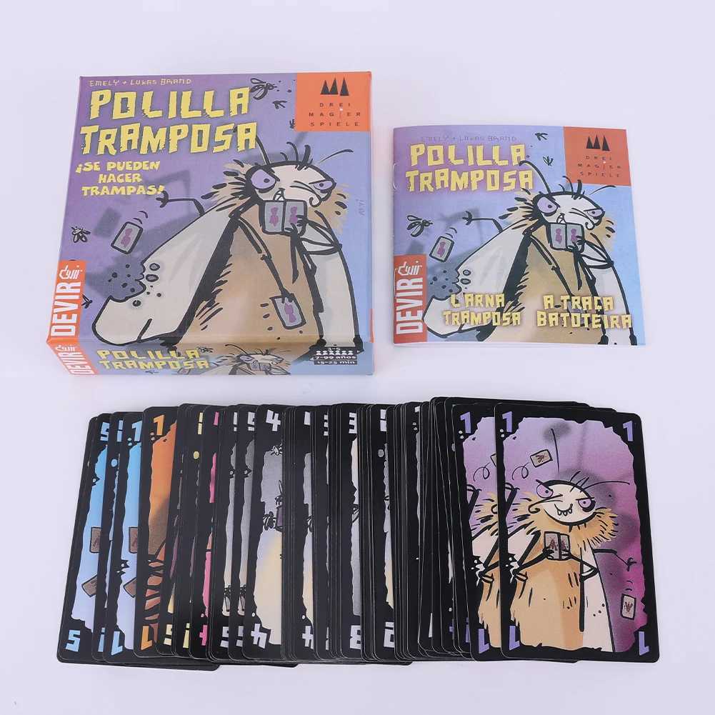 Polilla Tramposa Card Game Royal Cheating Moth Board Game Leisure Gathering Board Game Cards Cheating Moth Card C251114