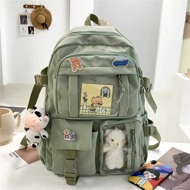 Girls Backpack Cute School Bags For Student Teens Girls Pockets Women Laptop BackpackW251113