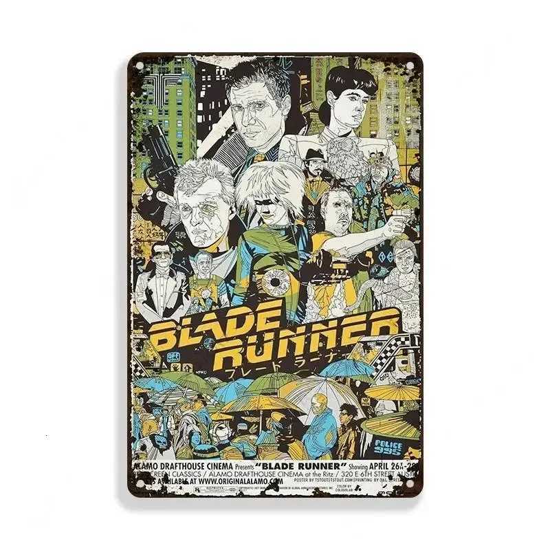 Metal Tin Sign Poster Classic Video Game Film Poster Metal Plaque Decor Bar Club Home Wall Signs Decorative Iron Plate PaintingM251114