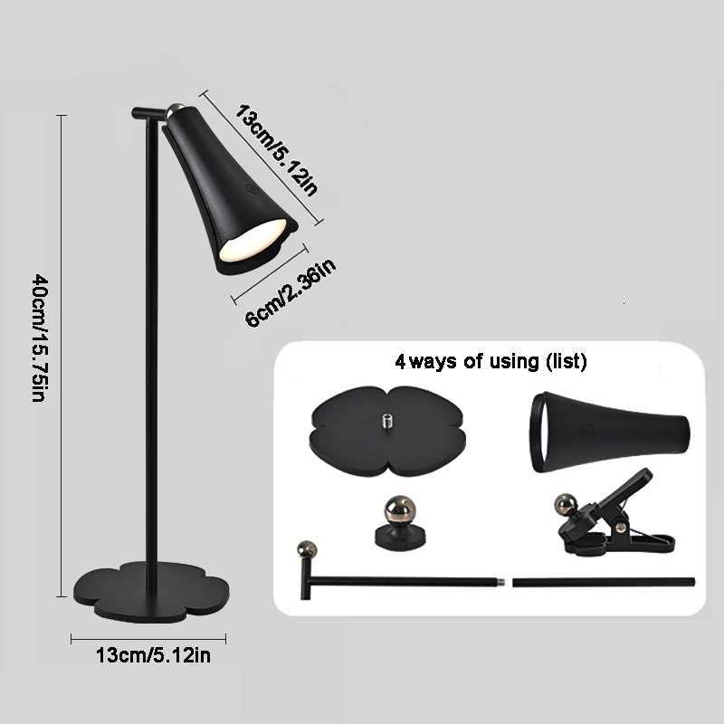 1 lamp multi-purpose eye protection desk lamp reading desk lamp bedroom nightlight office lamp camping lamp USB charging lamp M251114