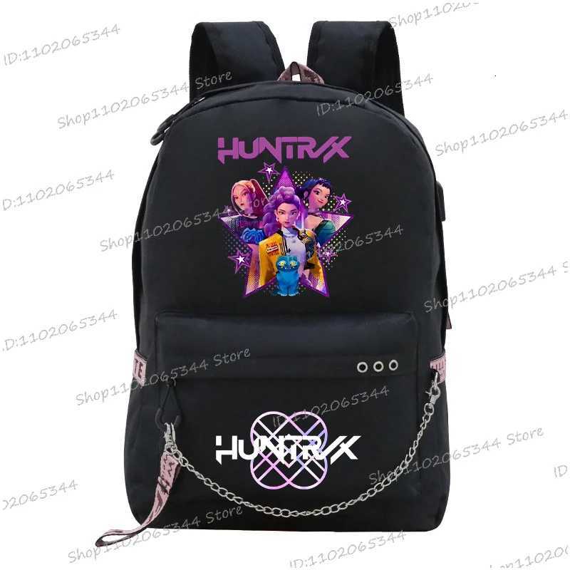 hip hop Anime Cartoon School Backpack Women girls bagpack Large Capacity Laptop Bags Teeneger Cartoon SchoolbagsW251113